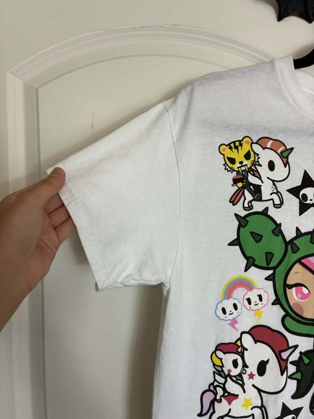 tokidoki Multicolor Cactus Character Graphic Tee - White size L - Picture 8 of 9